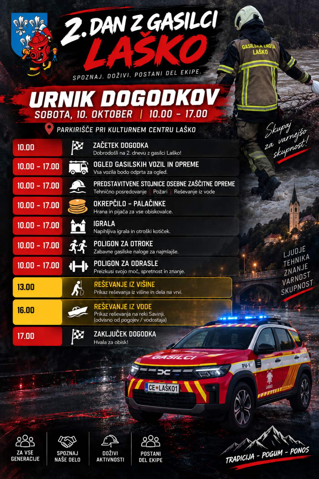 Vabilo na 2. dan z gasilci