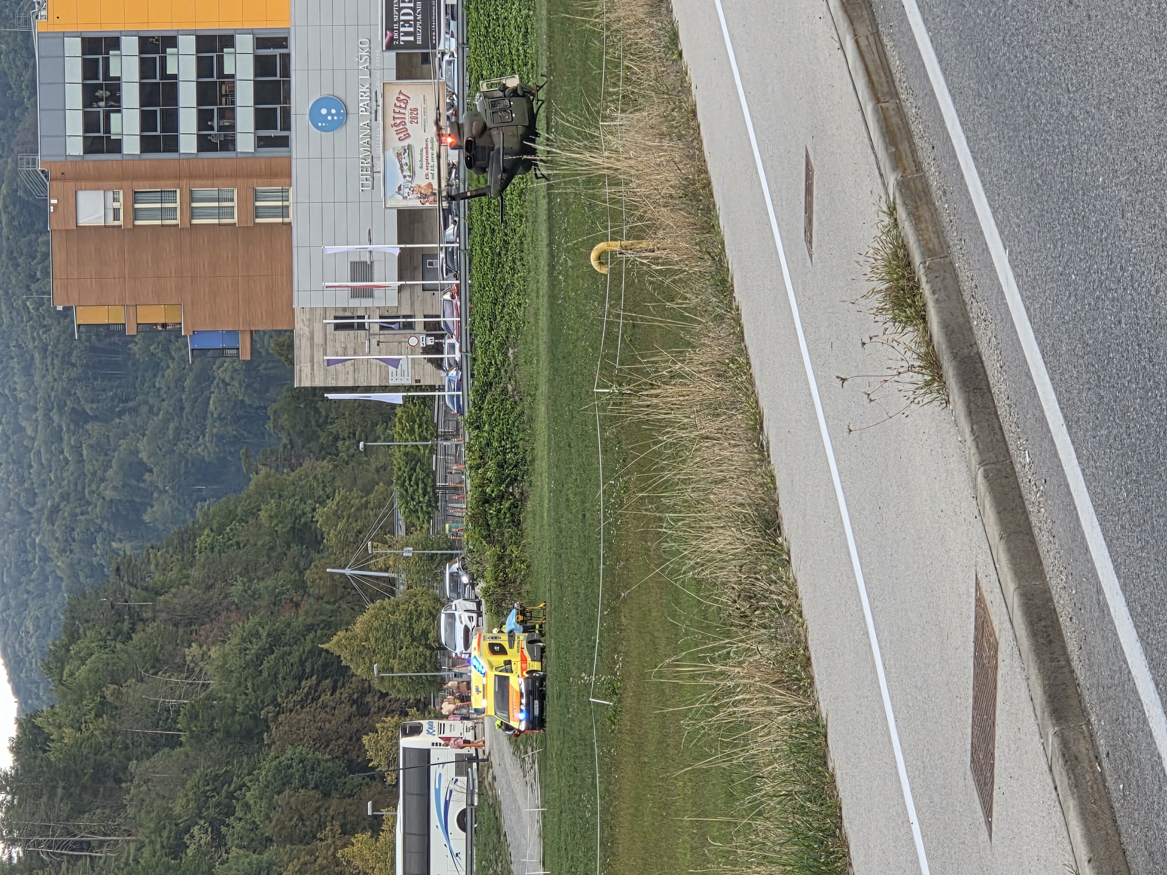 Zavarovanje pristanka helikopterja