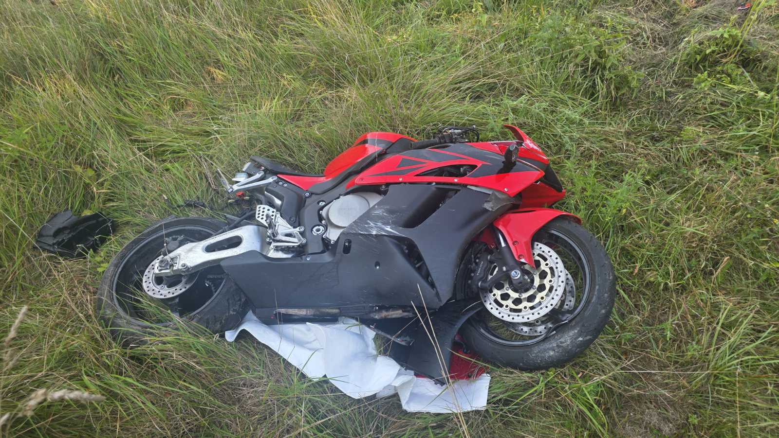 Prometna nesreča motorista